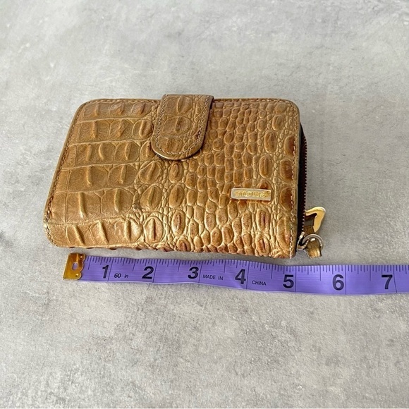 TOUS Croc Embossed Leather Wallet - Picture 13 of 14